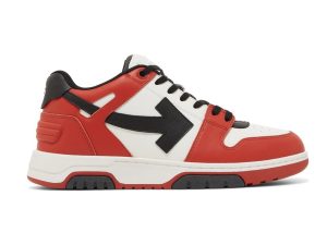 Off-White Out of Office Low Red White Black Reps