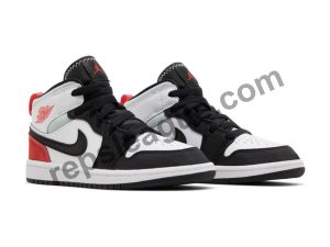 1 Air Jordan 1 Mid SE ‘Red Black Toe’ Reps