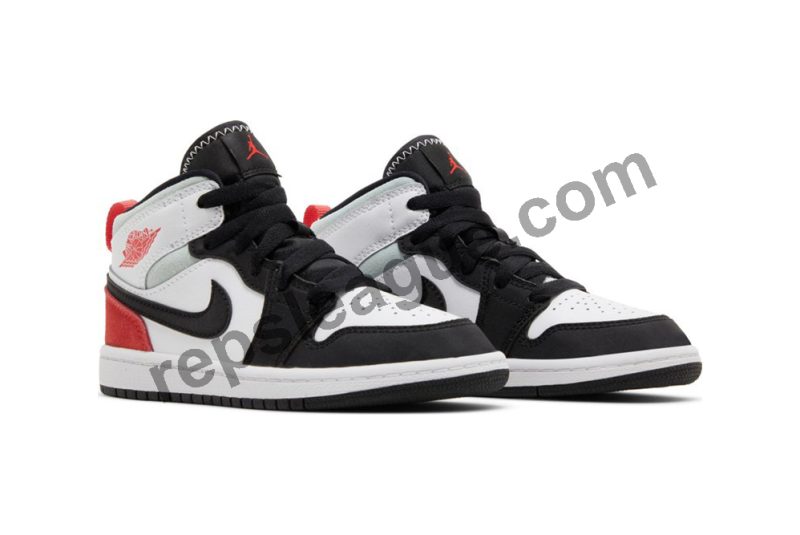 Air Jordan 1 Mid SE ‘Red Black Toe’ Reps