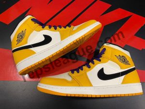 1 Air Jordan 1 Mid SE ‘Yellow Toe’ Reps