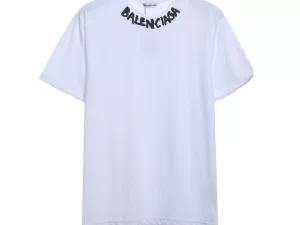 Balenciaga Scribble Logo Curved T-shirt Reps