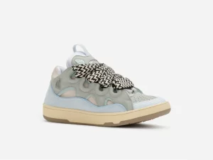 Lanvin Curb Sneaker Light Blue Reps