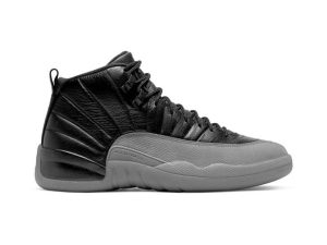 Air Jordan 12 Retro Black Wolf Grey Reps