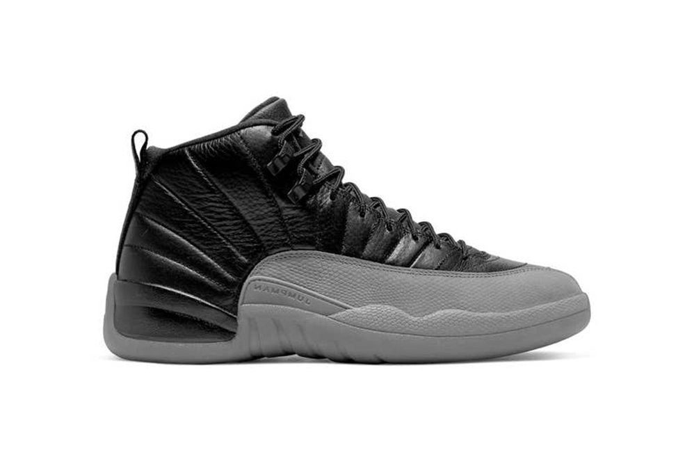 Air Jordan 12 Retro Black Wolf Grey Reps