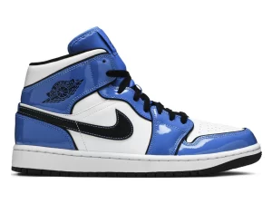 Air Jordan 1 Mid SE Signal Blue Reps
