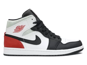 Air Jordan 1 Mid SE Red Black Toe Reps