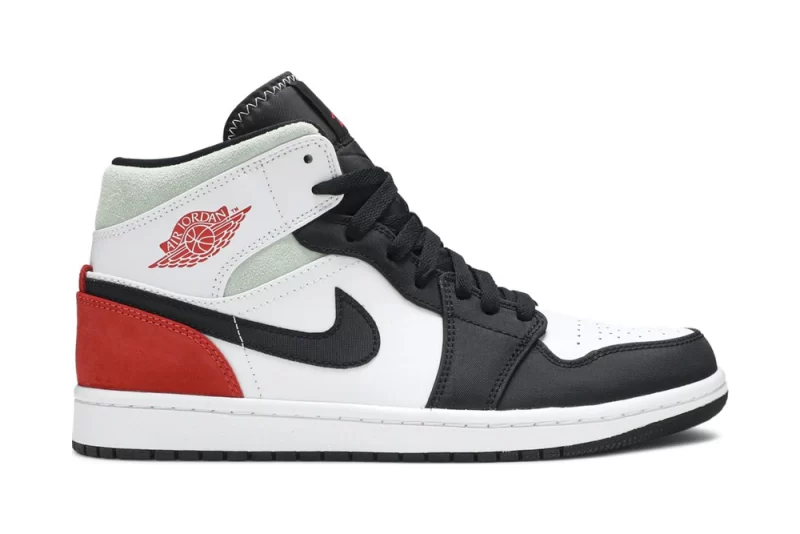 Air Jordan 1 Mid SE Red Black Toe Reps