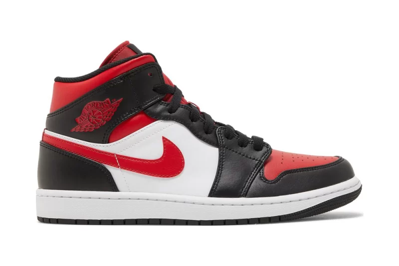 Air Jordan 1 Mid Bred Toe Reps