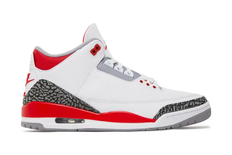 Air Jordan 3 Retro Fire Red 2022 Reps