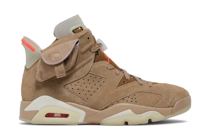Travis Scott Air Jordan 6 Retro British Khaki Reps