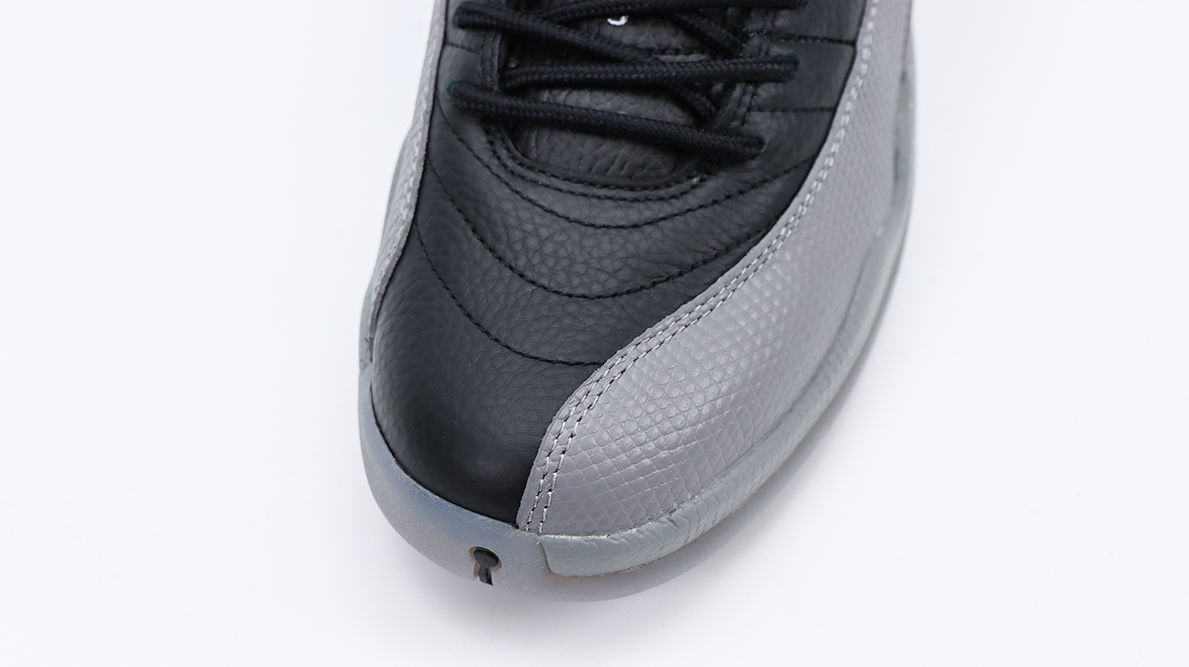Air Jordan 12 Retro Black Wolf Grey Reps-03