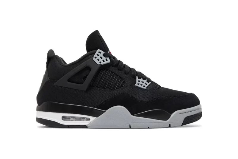 Air Jordan 4 Retro SE Black Canvas Reps-01