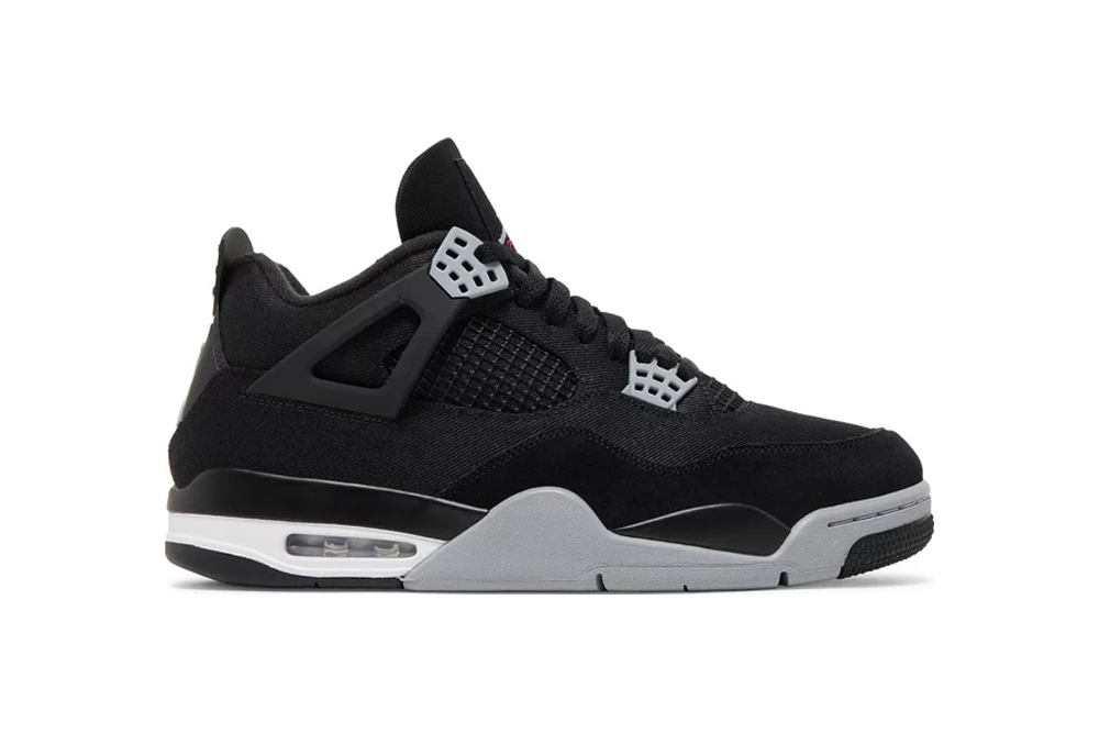 Air Jordan 4 Retro SE Black Canvas Reps-01
