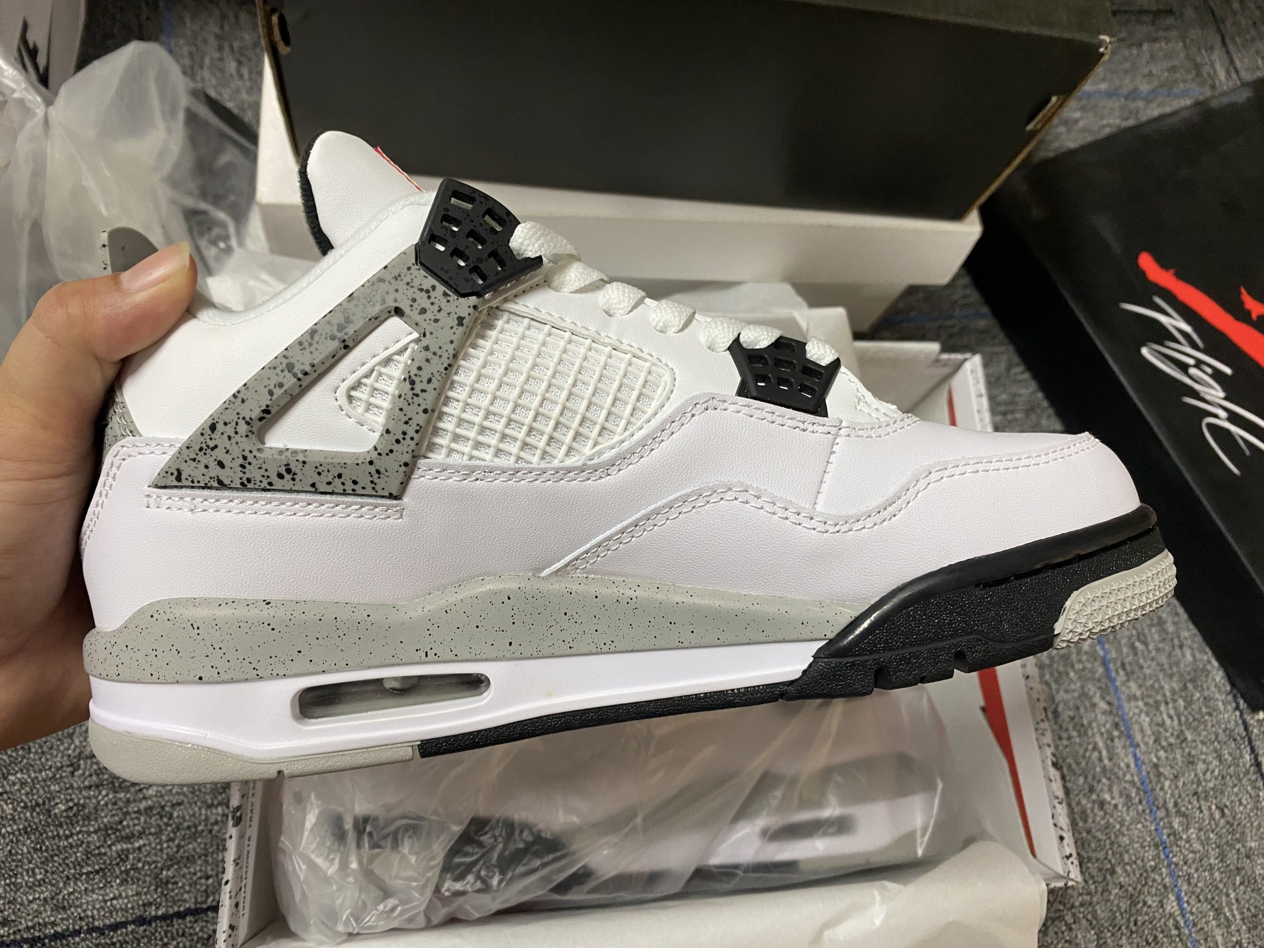 Air Jordan 4 Retro OG White Cement Reps-02