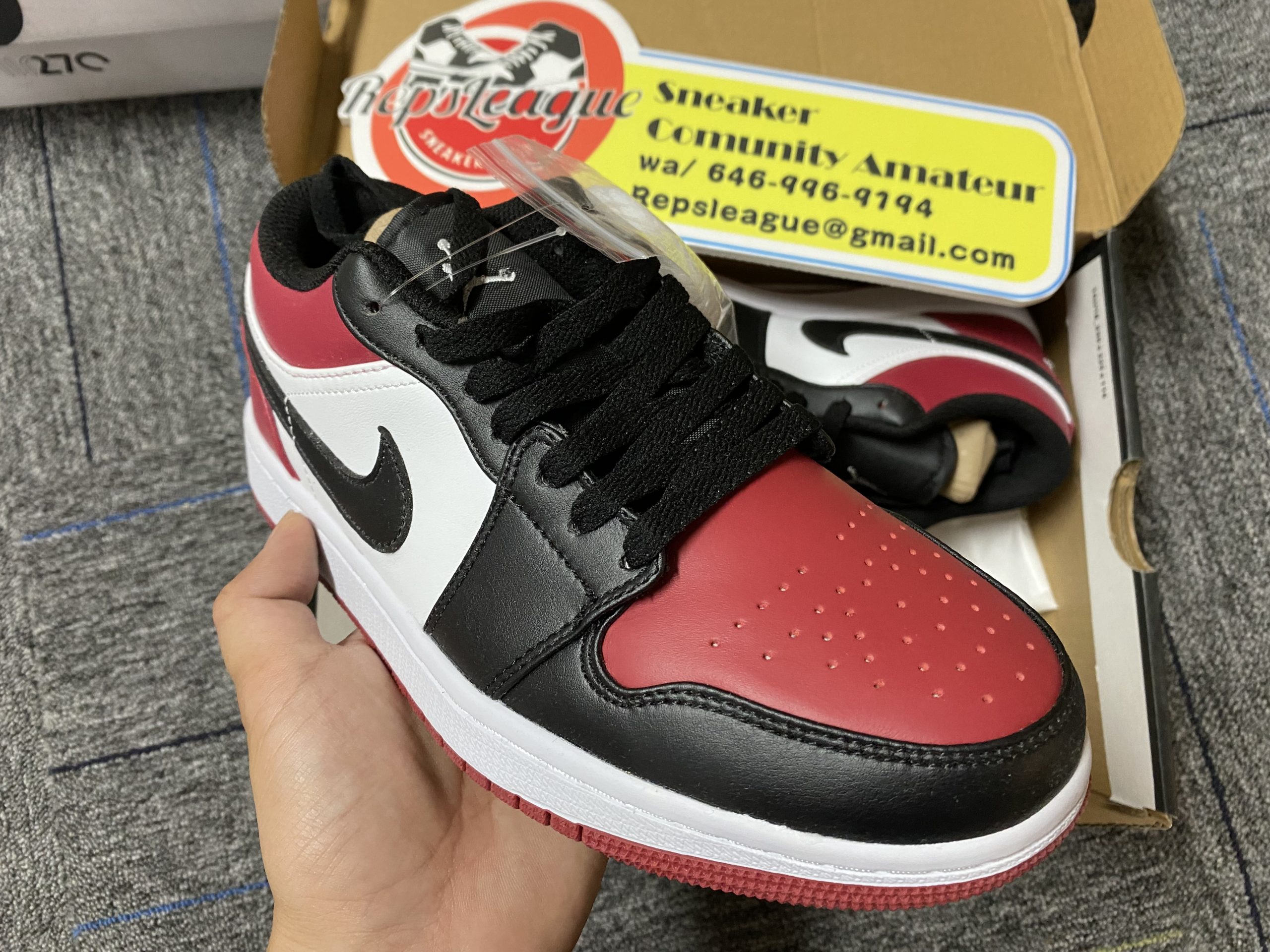 Air Jordan 1 Low Black Toe Reps-01