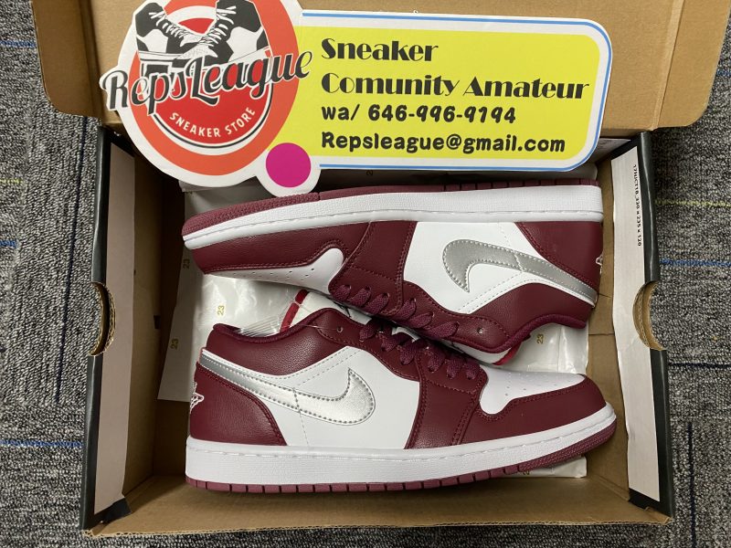 Air Jordan 1 Low Cherrywood Red Reps-04