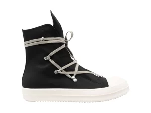 Rick Owens Wmns DRKSHDW Strobe Cotton Denim Hexa High Black Milk Reps
