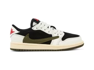 Travis Scott Air Jordan 1 Low OG PS Olive