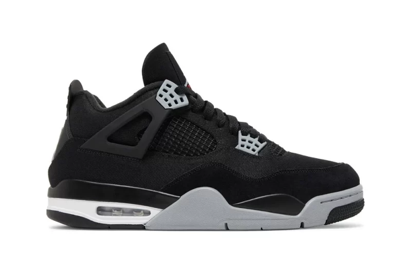 Air Jordan 4 Retro SE Black Canvas Reps