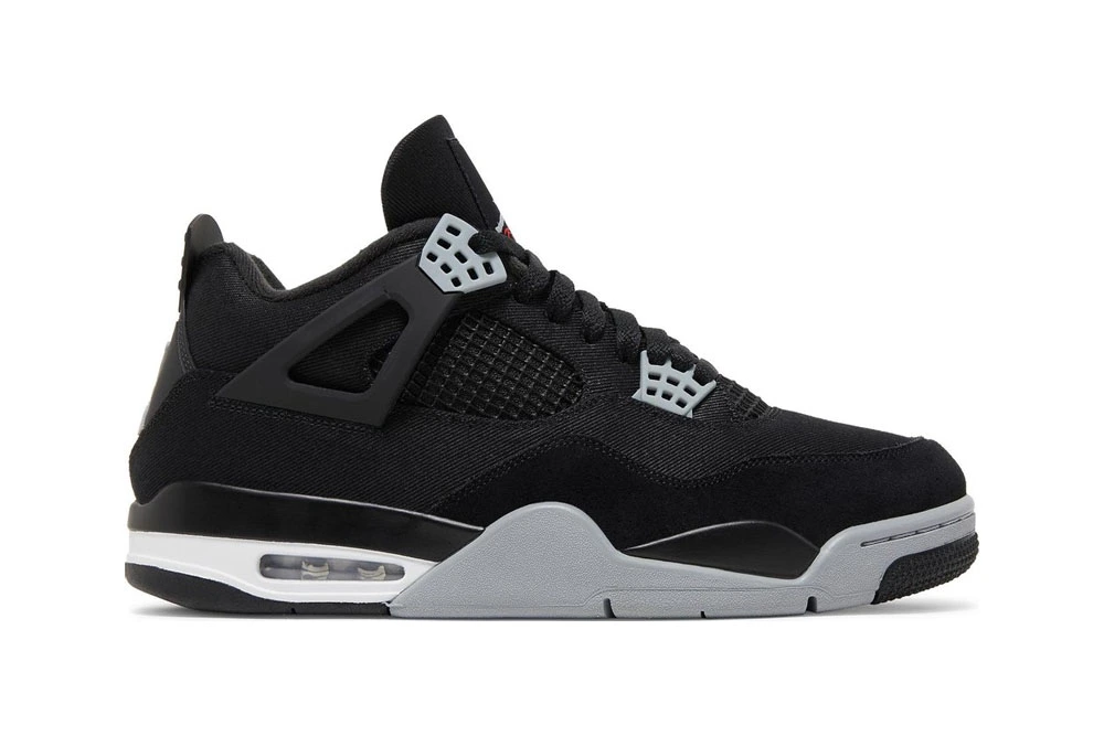 Air Jordan 4 Retro SE Black Canvas Reps