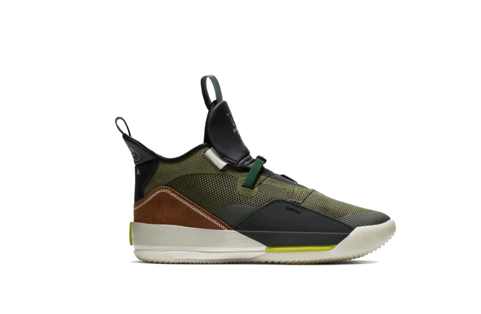 Travis Scott's Air Jordan 33 ‘Army Olive’ (CD5965-300)