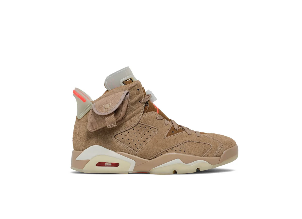 Travis Scott's Air Jordan 6 Retro ‘British Khaki’ (DH0690-200)