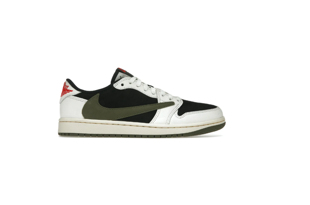 Travis Scott's Air Jordan 1 Low Women’s ‘Olive’ (DZ4137-106)