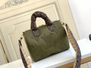 Louis Vuitton Reps Bags Speedy Bandouliere 25 Green M59009