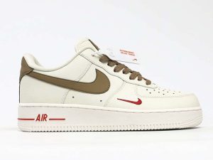 Nike Air Force 1 '07 'Red Mini Swoosh' Reps