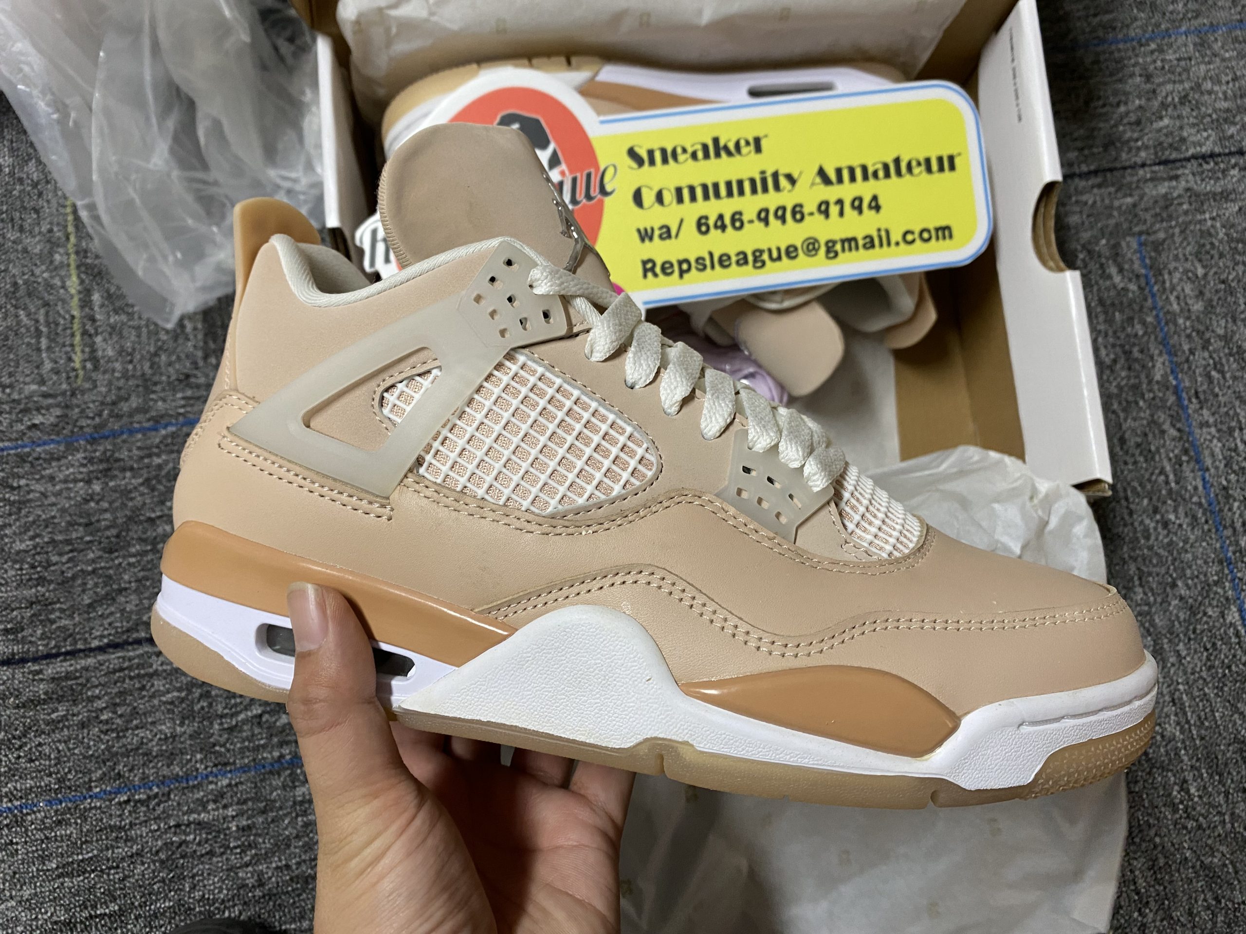 Wmns Air Jordan 4 Retro 'Shimmer' Reps-02