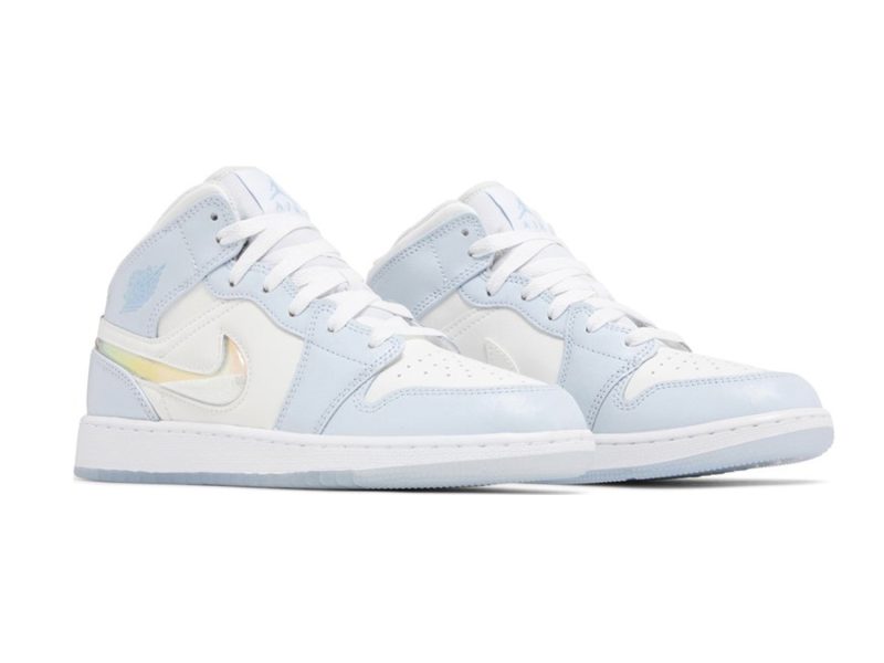 Air Jordan 1 Mid SE GS Glitter Swoosh Reps-01