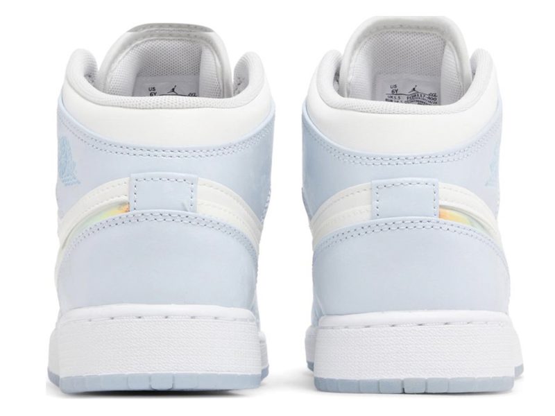 Air Jordan 1 Mid SE GS Glitter Swoosh Reps-02