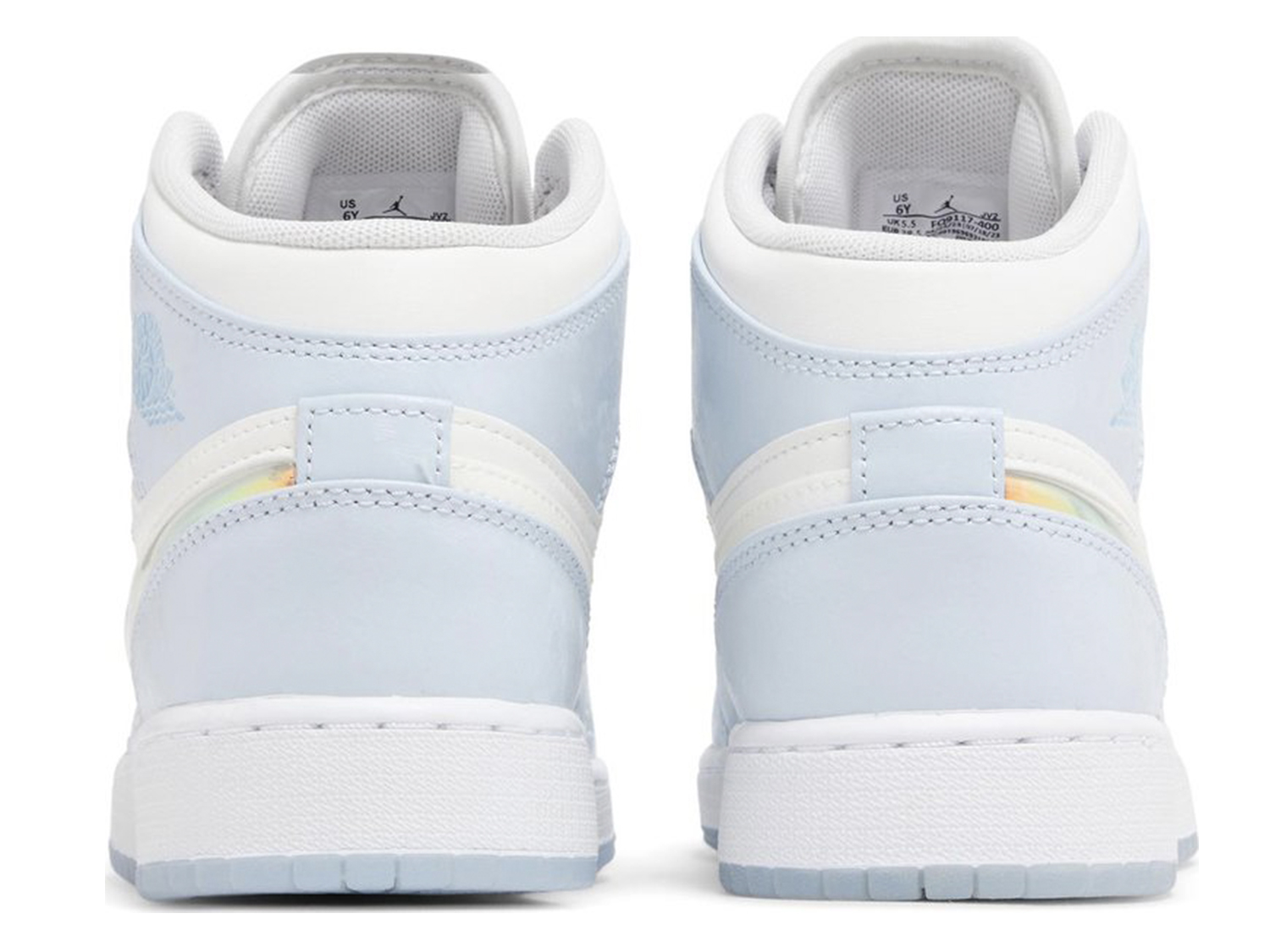 Air Jordan 1 Mid SE GS Glitter Swoosh Reps-02