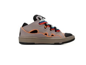 Lanvin Sneaker Reps Curb Grey Leather