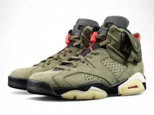 Travis Scott x Jordan 6 Retro ‘Olive’ Replica 2026