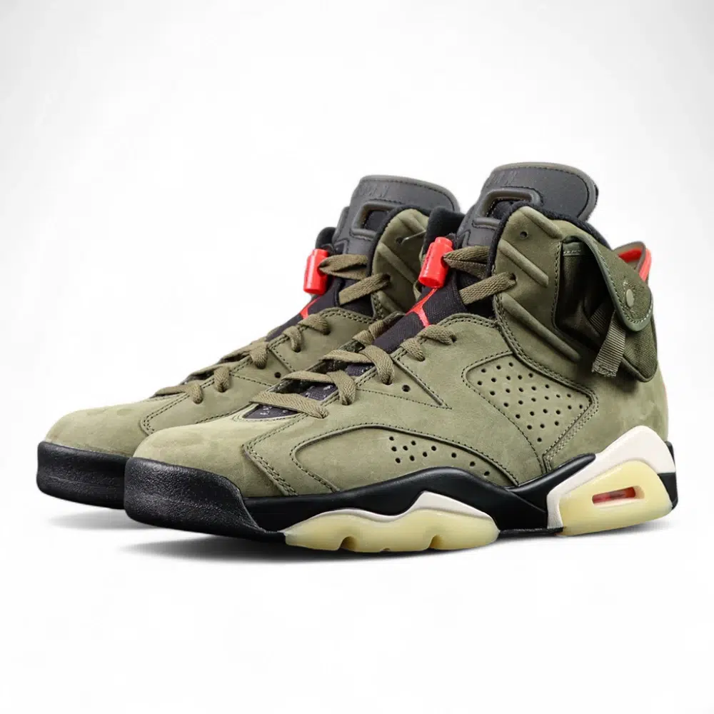 Travis Scott x Jordan 6 Retro ‘Olive’ Replica 2026